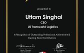 US Transworld Logistics Given 'Emerging Company Award' by Indian Achievers Forum