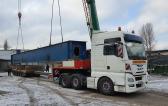 Alphatrans Ukraine Deliver Long Crane Beam to Belgium