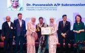 Dr. Puvaneaish at Kagayaku Logistics Celebrates Outstanding Leadership Recognition