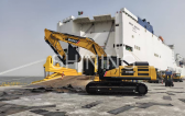 Shining Handle Crawler Excavator from China to Benin