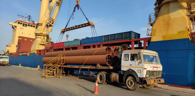 ISSGF India Transport Breakbulk Pipes En Masse to Dammam