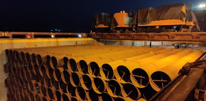 ISSGF India Transport Breakbulk Pipes En Masse to Dammam