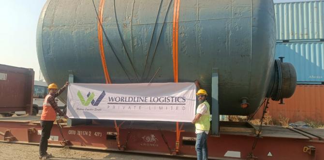 Worldline Logistics Transport Oversized Industrial Tanks to UAE