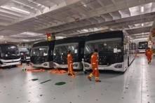 Shining with Shipment of 10 Buses from China to Dom Rep