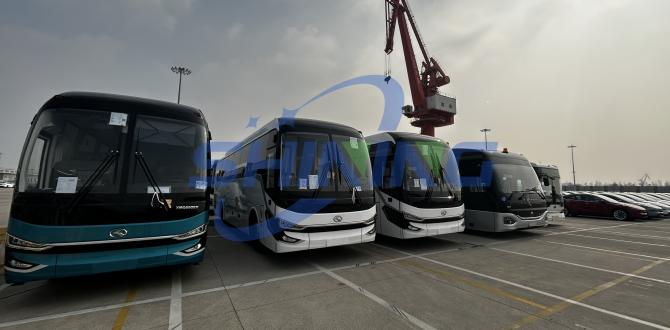 Shining with Shipment of 10 Buses from China to Dom Rep