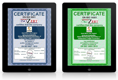Renewal of our ISO 9001 and ISO 14001 Certification