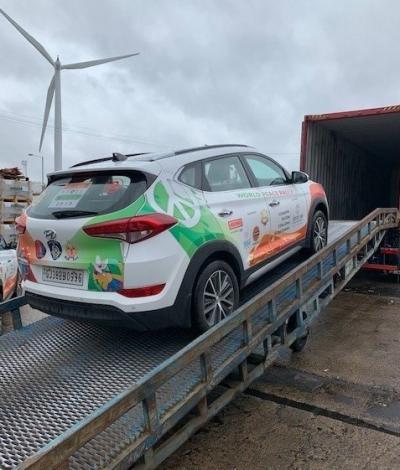 Connaught & Sai Seair Assist with World Peace Rally