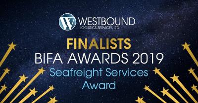 Westbound Logistics Services are BIFA Finalists!