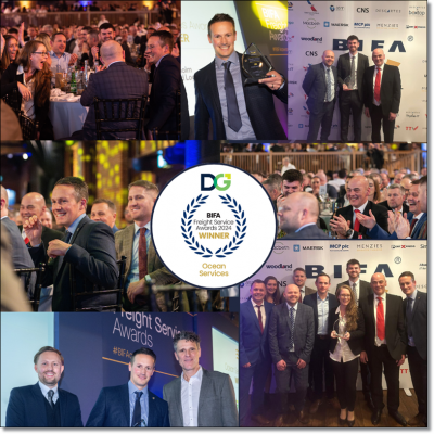 Denholm Good Logistics Collect Award at BIFA 2024
