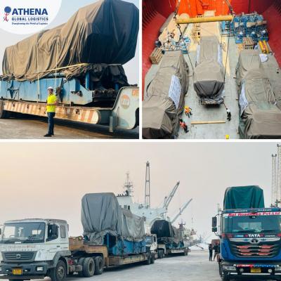 Athena Global Logistics Report Breakbulk Shipment of Power Plant Generators