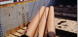 ISSGF India Transport Breakbulk Pipes En Masse to Dammam