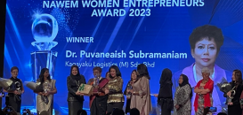 Kagayaku Logistics Director, Puvaneaish Subramaniam Receives Award from NAWEM