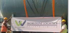 Worldline Logistics Transport Oversized Industrial Tanks to UAE