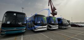 Shining with Shipment of 10 Buses from China to Dom Rep