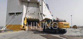 Shining Handle Crawler Excavator from China to Benin